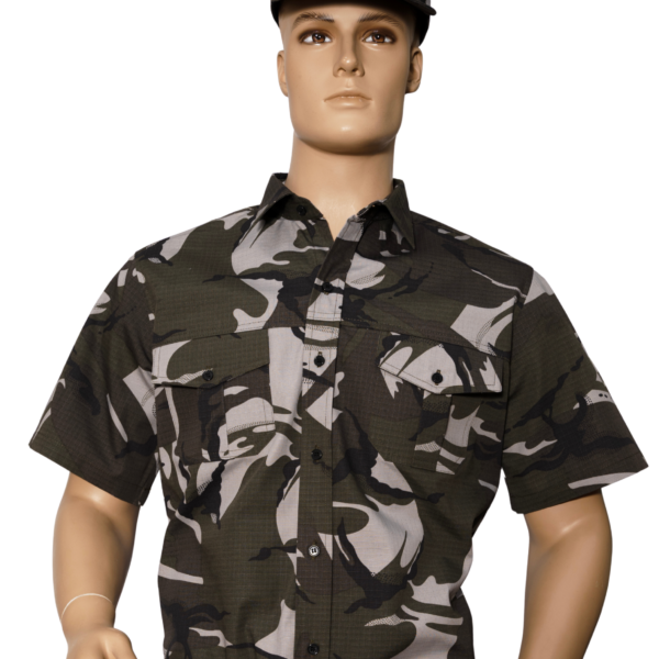 Camo Green/Black Shirt
