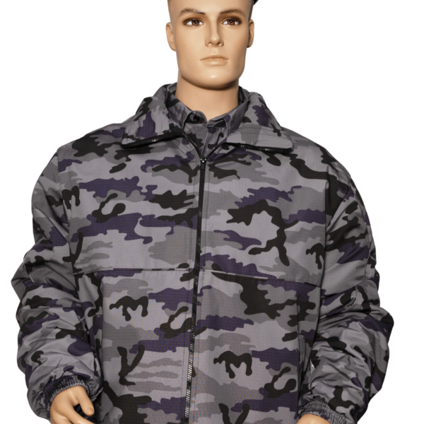 Camo Grey/Black/Purple Jacket